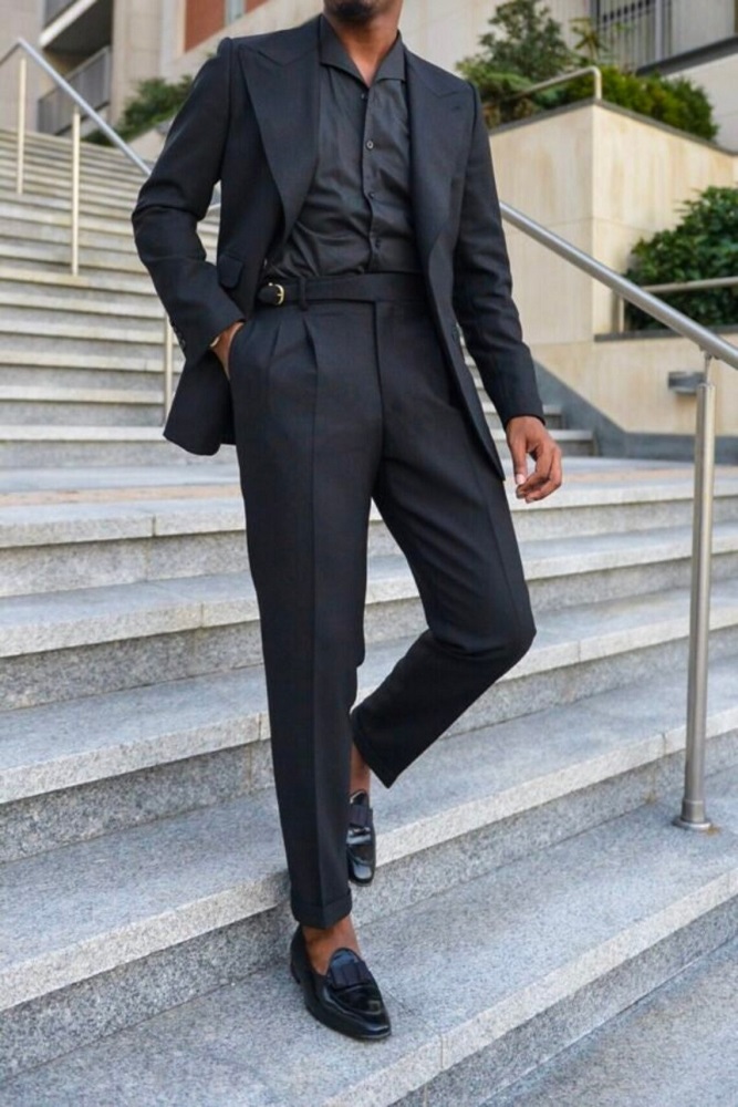 black suits for men designs