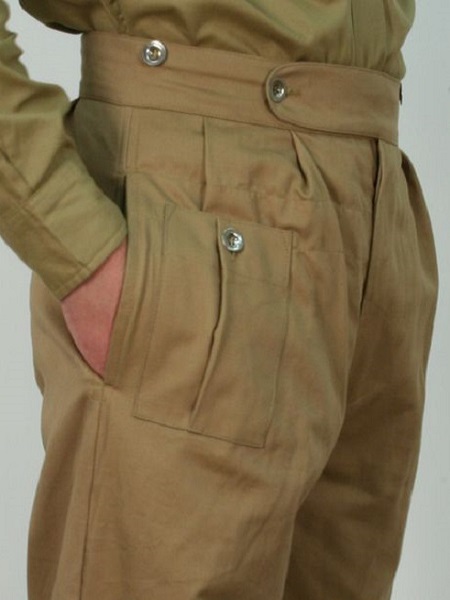 Classic Fit Gurkha Style Pants