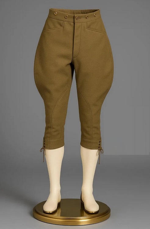 Classic Equestrian Style Wool Breeches